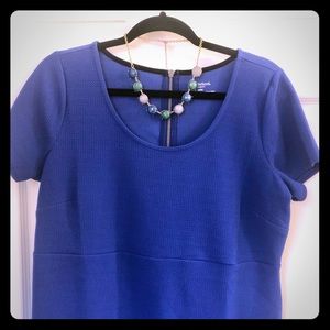 Royal Blue Maternity Blouse